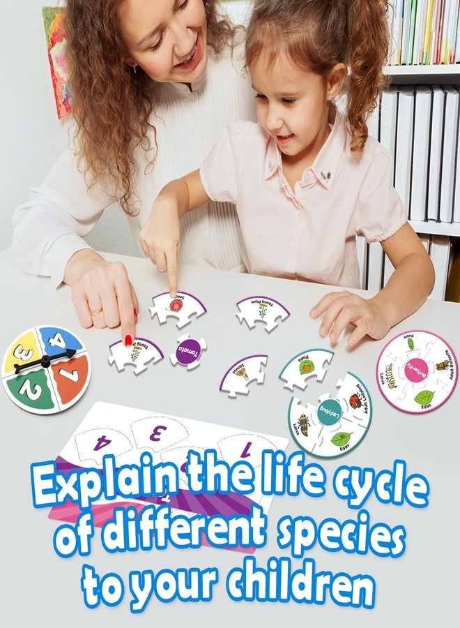 Edulok Life Cycle Toys for Kids, Toddler Puzzles, Preschool Science Kits for Kids 3-5, Kindergarten Learning Activities, Learning Education Toys, PreK Classroom Essentials, Homeschool Supplies - Image 2